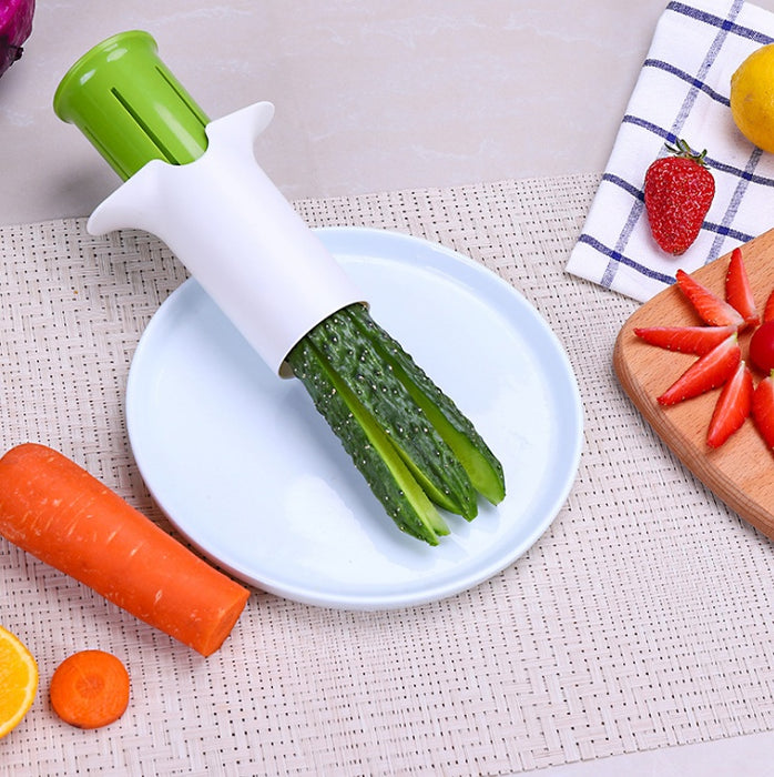 Vegetable Cutter with 6 Stainless Steel Blades – Durable and Easy-to-Use