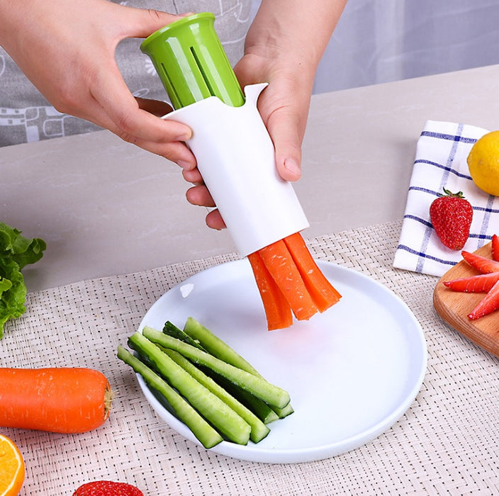 Vegetable Cutter with 6 Stainless Steel Blades – Durable and Easy-to-Use