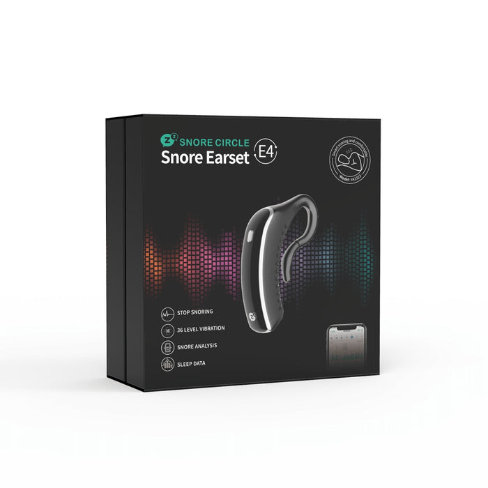 24-Hour Bluetooth Anti-Snoring Device – Snore Earset with Sleep Data Analysis